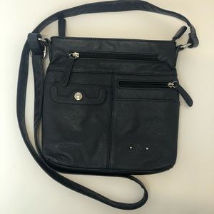 Stone & Co Navy Crossbody Bag w/ Adjustable Strap